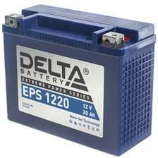 Мото АКБ  Delta EPS 1220  20 А/ч (340А) о/п Nano-GEL (YTX24HL-BS, YTX24HL)  205х87х162 Китай